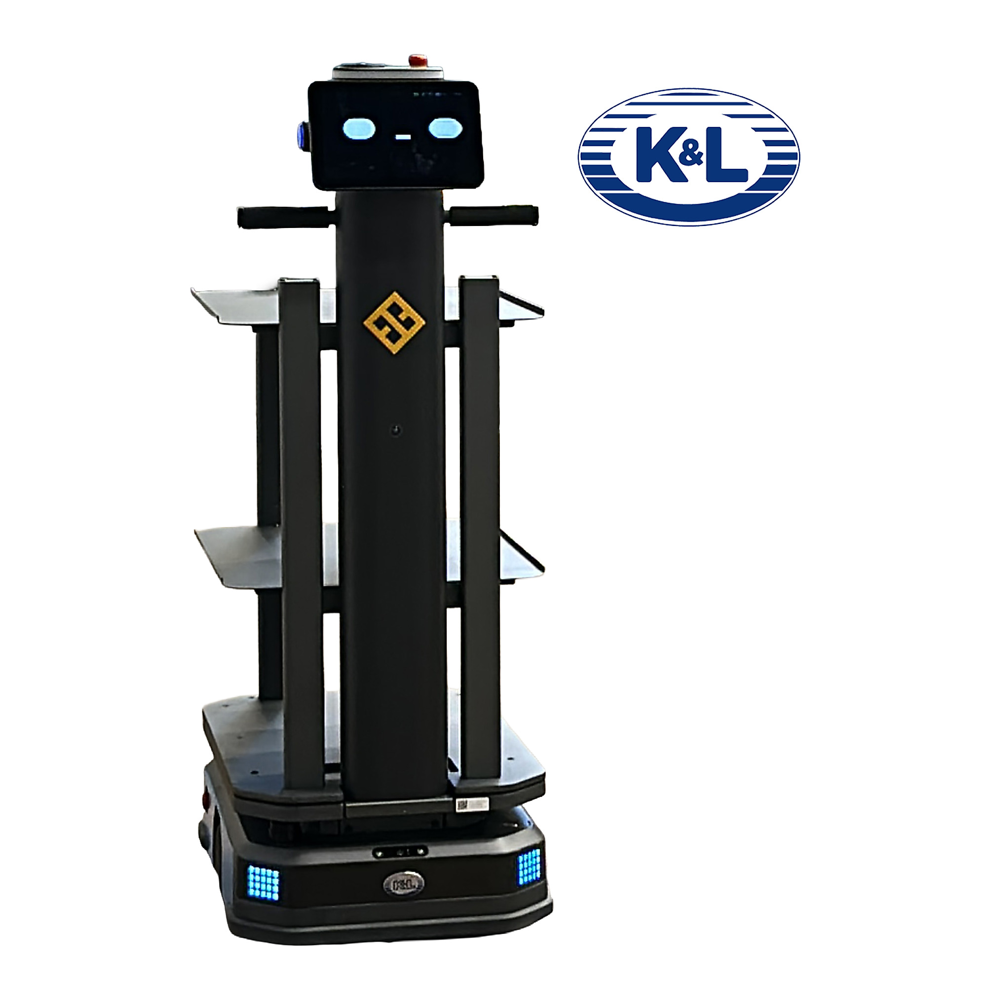 K&L Supply, ShopProBot, JOY6 Autonomous Industrial Delivery Robot, Self-Navigating, 661 Pound Capacity, for Factory and Warehouse Material Transport, PUDU T300